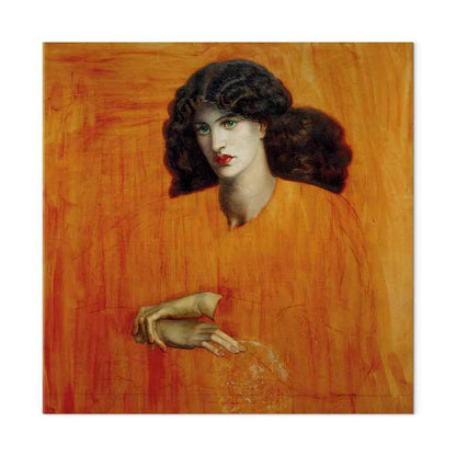 Leinwandbild - Dante Gabriel Rossetti – La Donna della Finestra
