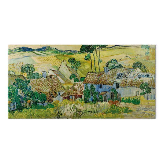 Leinwandbild - Vincent Van Gogh – Farms near Auvers
