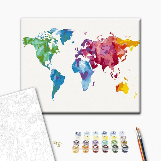 Malen nach Zahlen - Colours of the World