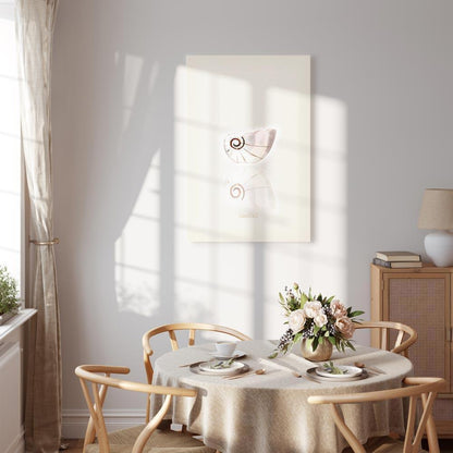 Leinwandbild - Ceramic Shell (1 Part) Vertical