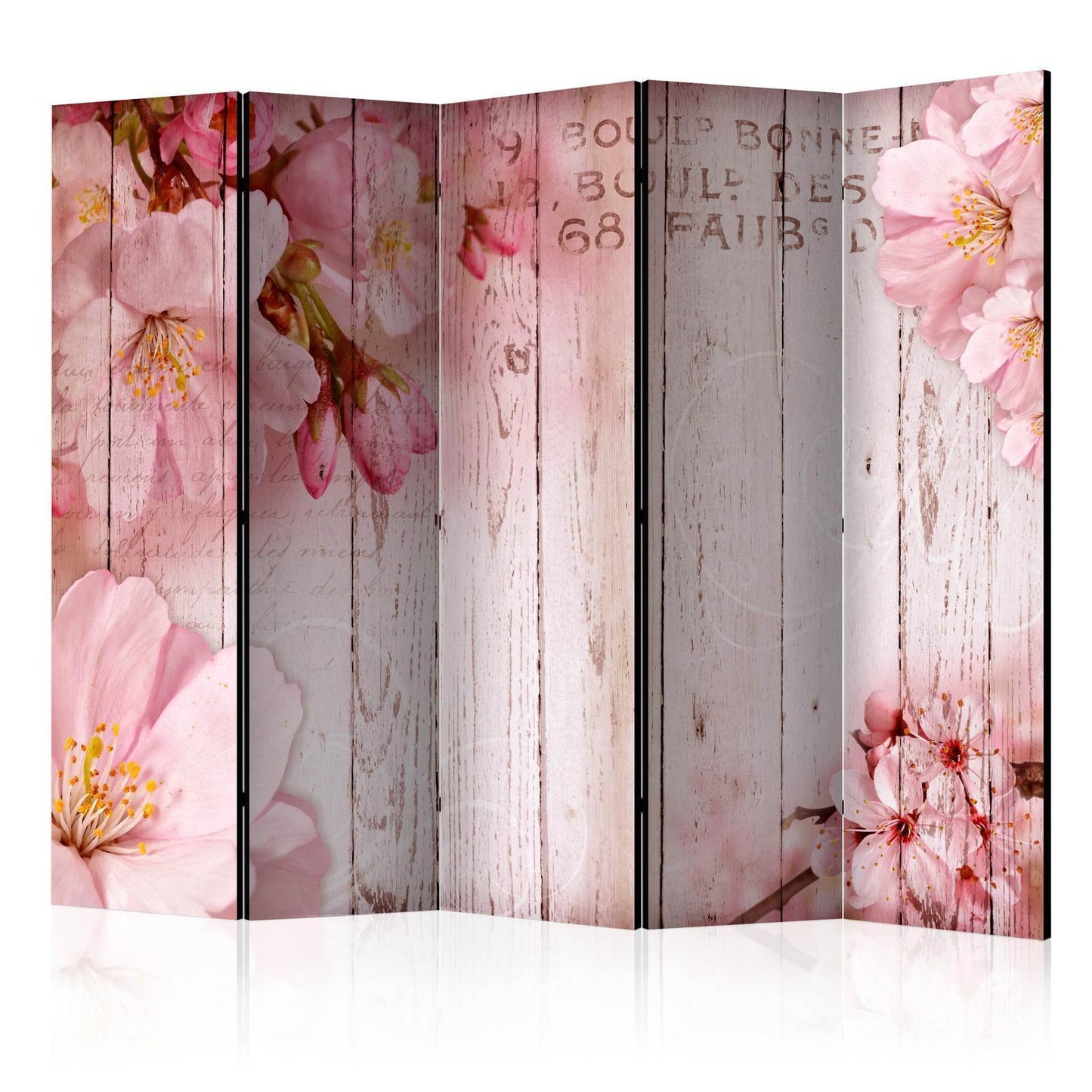 Paravent - Pink apple blossoms II Artgeist