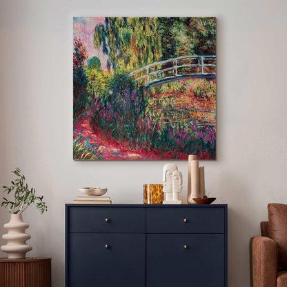 Leinwandbild - Claude Monet – The Japanese Footbridge