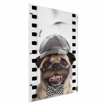 Poster - Pug in a Hat Artgeist