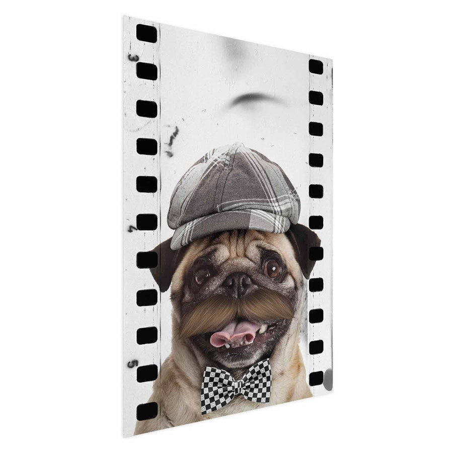 Poster - Pug in a Hat Artgeist