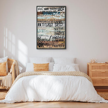 Leinwandbild - Positive Affirmations