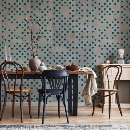 Tapete - Dots on Concrete