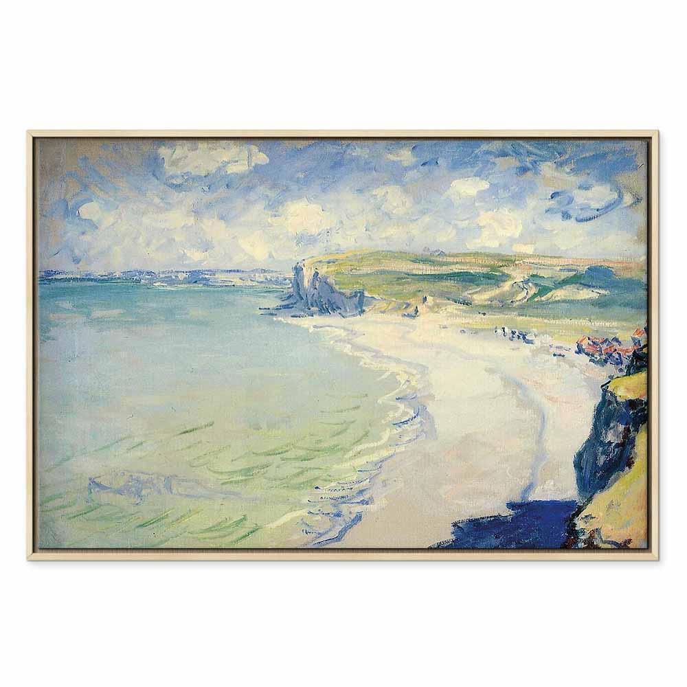Leinwandbild - Claude Monet – Beach at Pourville