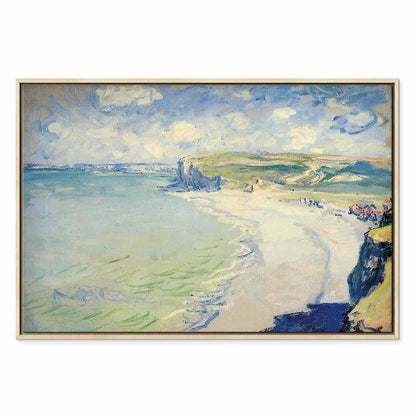 Leinwandbild - Claude Monet – Beach at Pourville