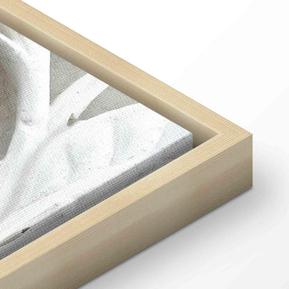 Wandbild Alabaster Garden – Elegantes Blumenmotiv in zarten Farben