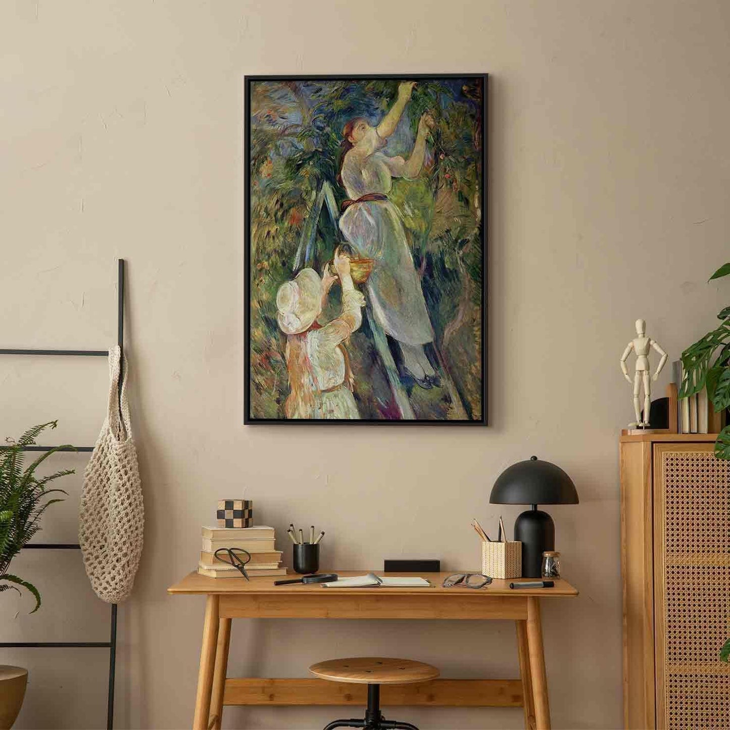 Leinwandbild - Berthe Morisot – The Cherry Picker