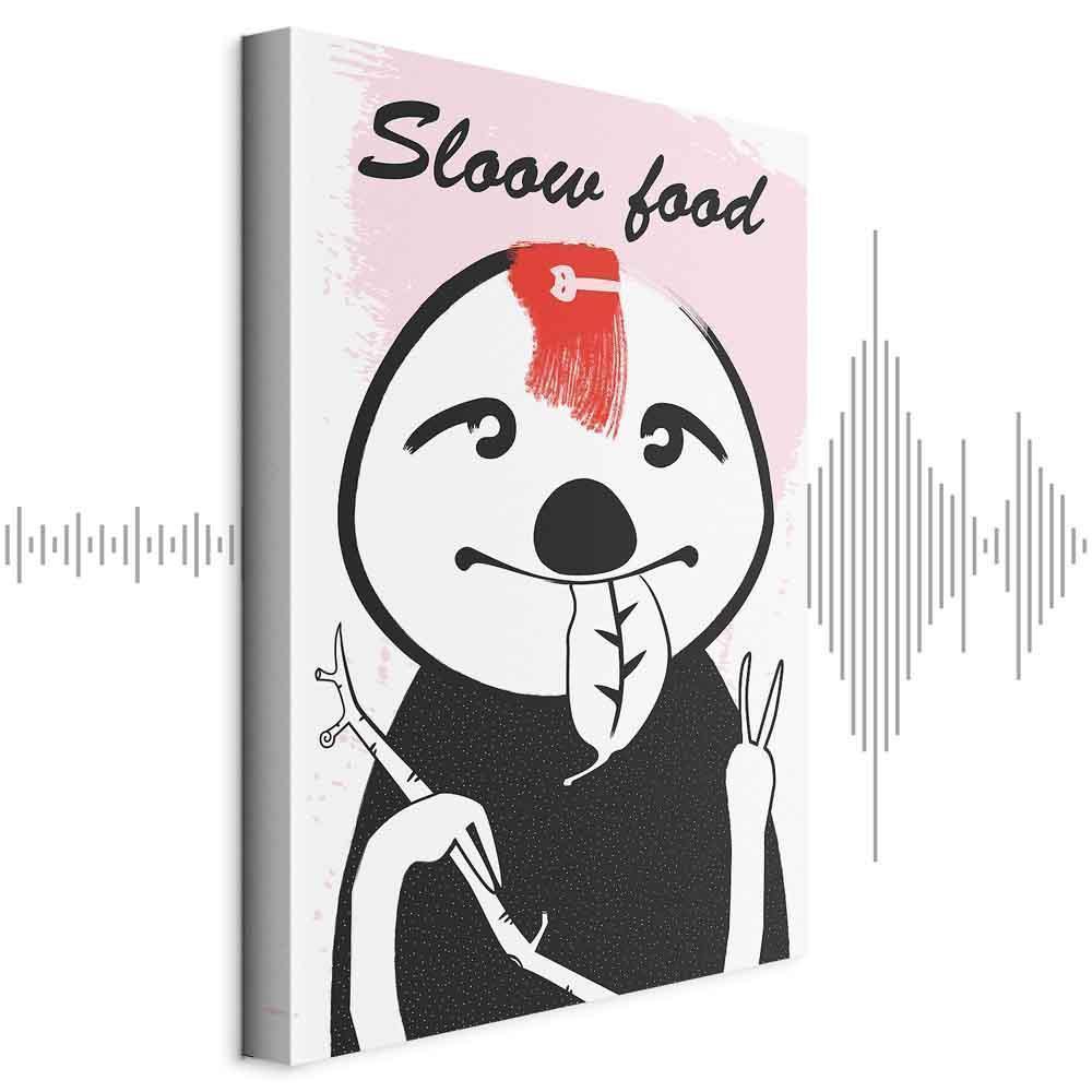 Leinwandbild - Sloth Trendsetter (1 Part) Vertical