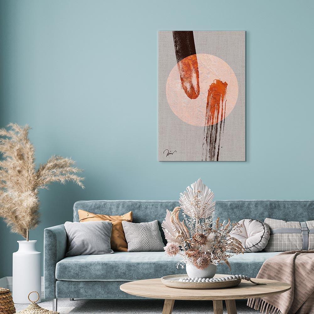 Leinwandbild - Two Comets (1 Part) Vertical