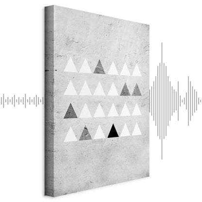 Leinwandbild - Grey Forest (1 Part) Vertical