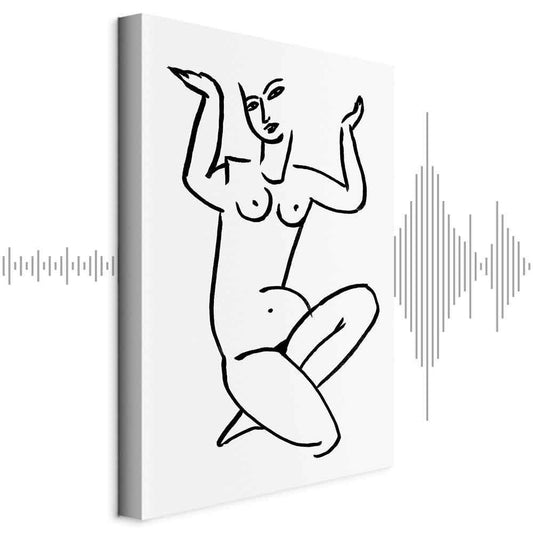 Leinwandbild - Uncertain Encouragement (1 Part) Vertical