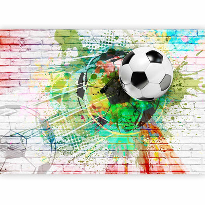 Moderne Wandgestaltung mit sportlichen Silhouetten