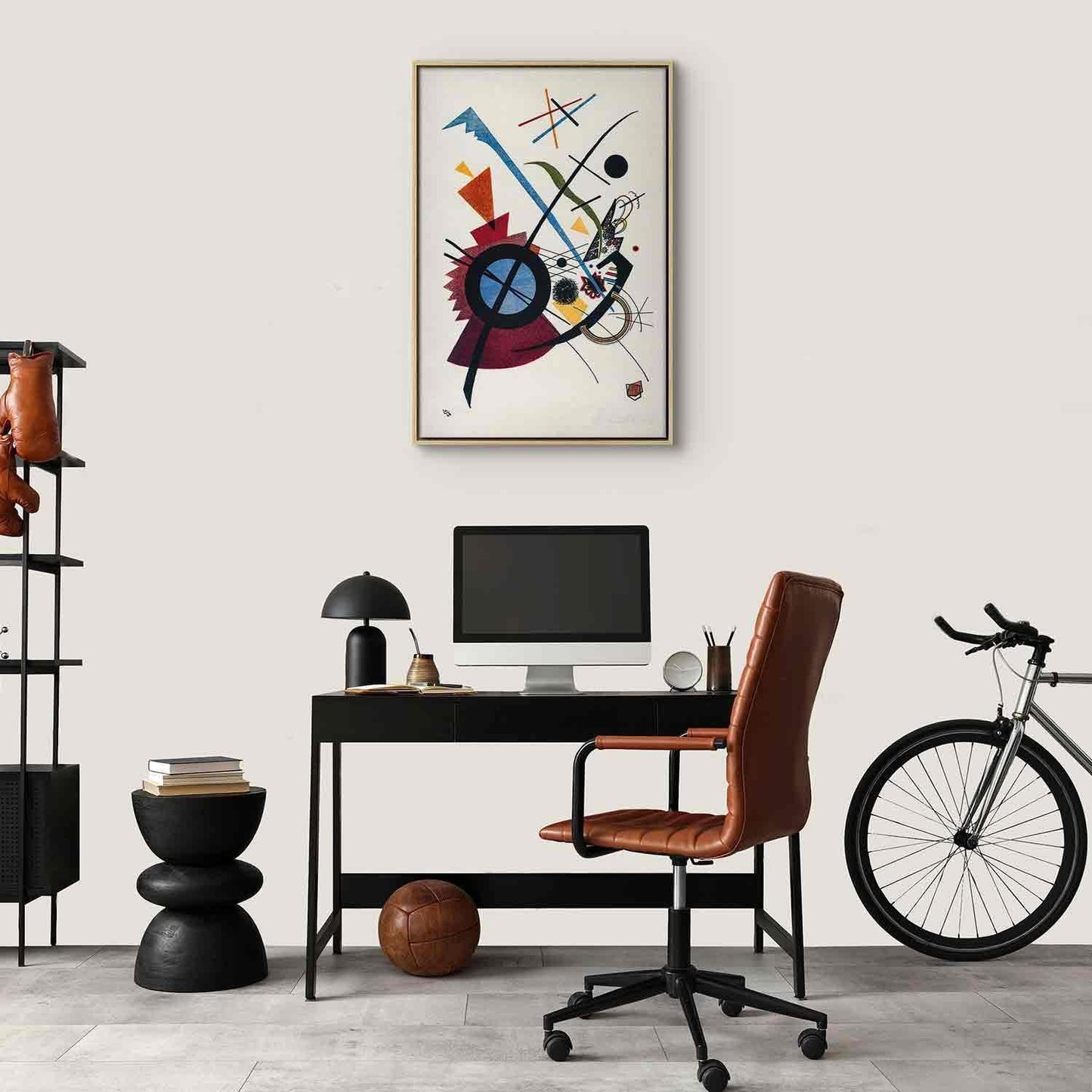 Leinwandbild - Wassily Kandinsky – Violett