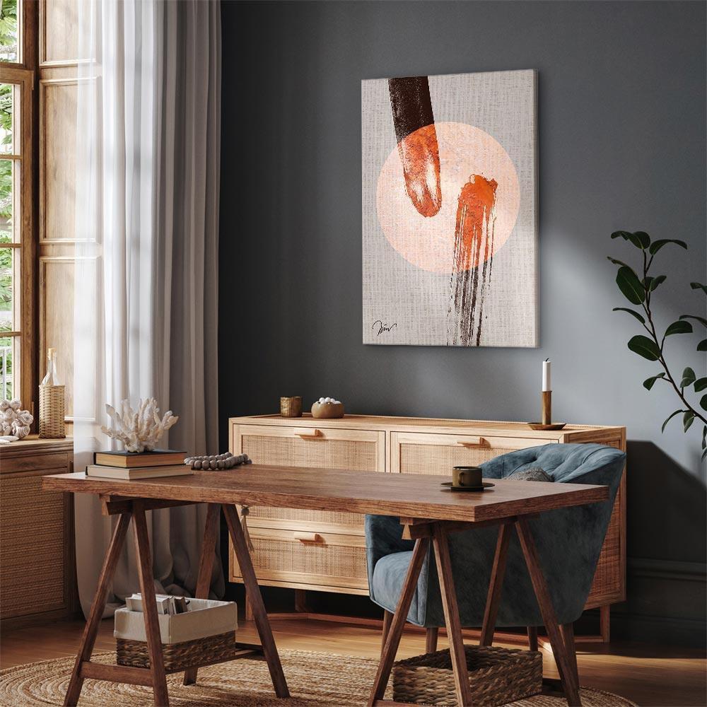 Leinwandbild - Two Comets (1 Part) Vertical