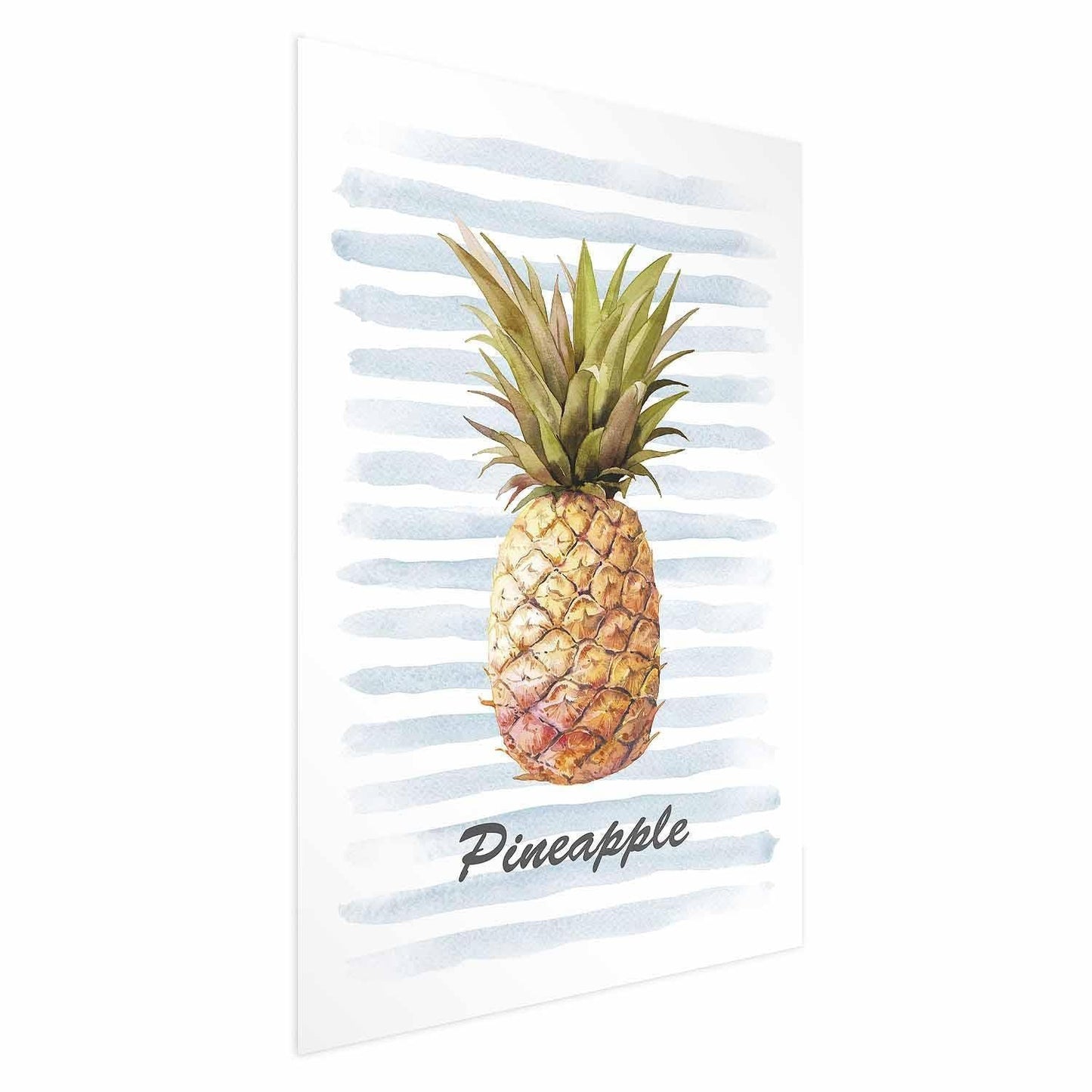 Poster - Pineapple and Stripes Artgeist