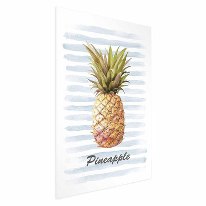Poster - Pineapple and Stripes Artgeist