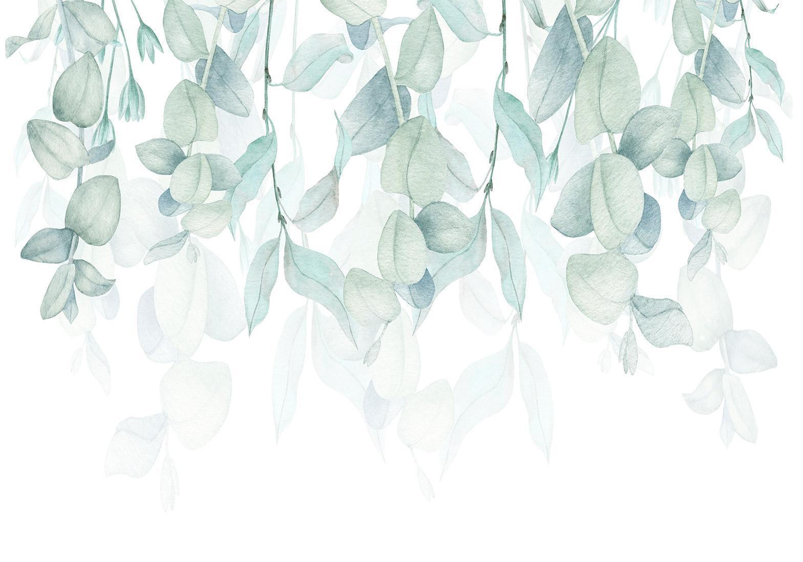 Fototapete - Pastel Flora Artgeist