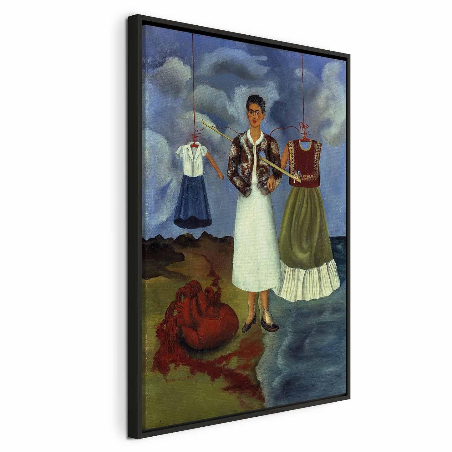 Leinwandbild - Frida Kahlo – Memory (The Heart)