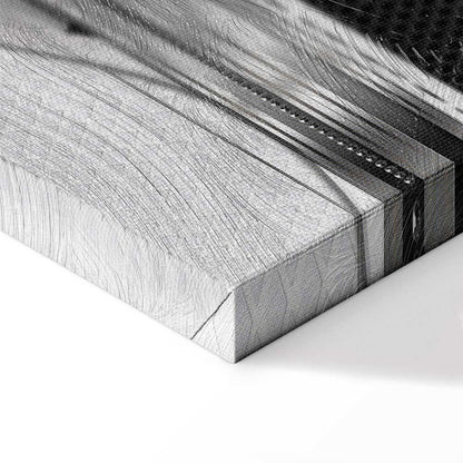 Leinwandbild - Silver Cut