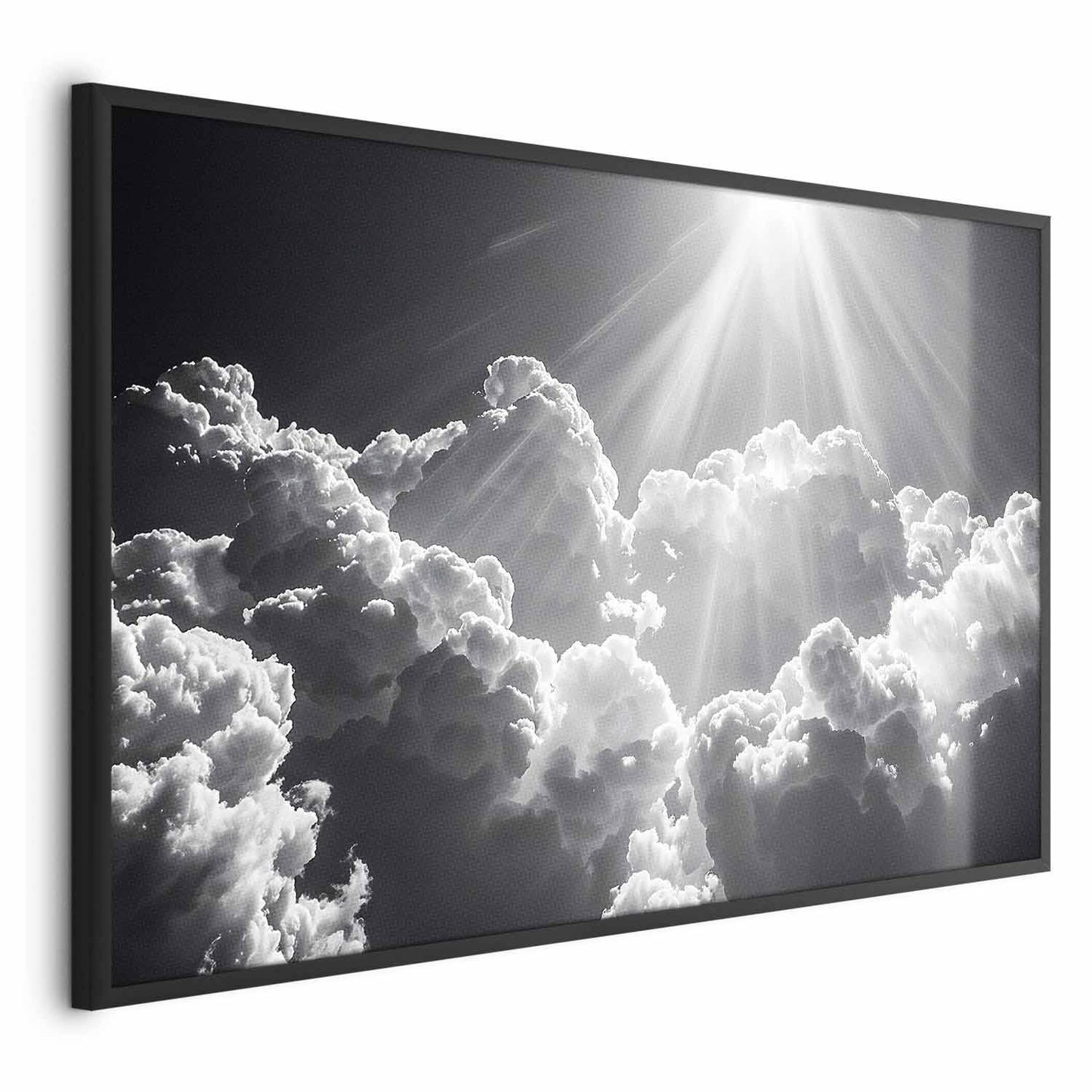 Poster - Hope in the Clouds: Inspiring Sun Rays – Awaken Emotions