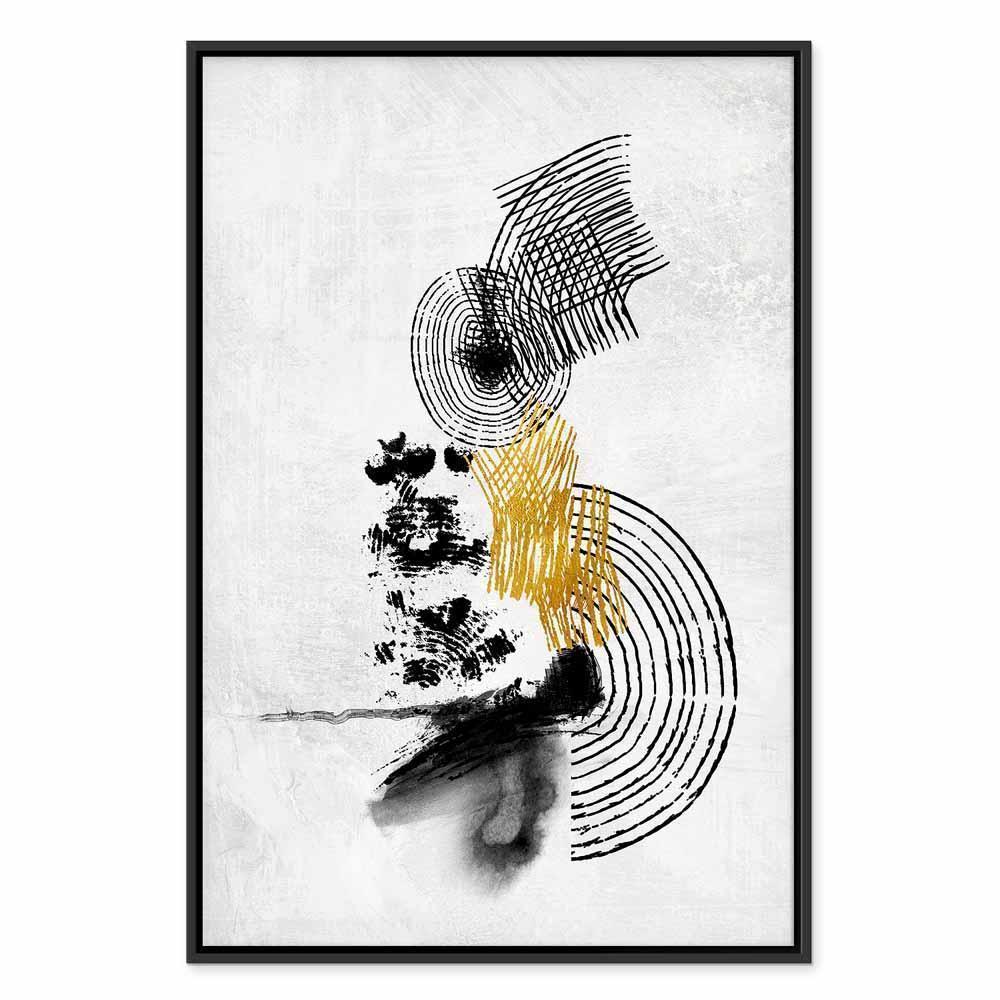 Leinwandbild - Landscape With the Sun (1 Part) Vertical