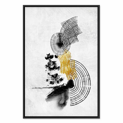 Leinwandbild - Landscape With the Sun (1 Part) Vertical