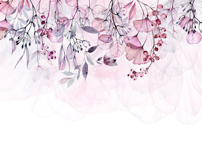 Fototapete - Foggy Nature - Pink Artgeist