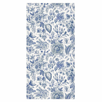 Tapete - Illustration with blue flowers