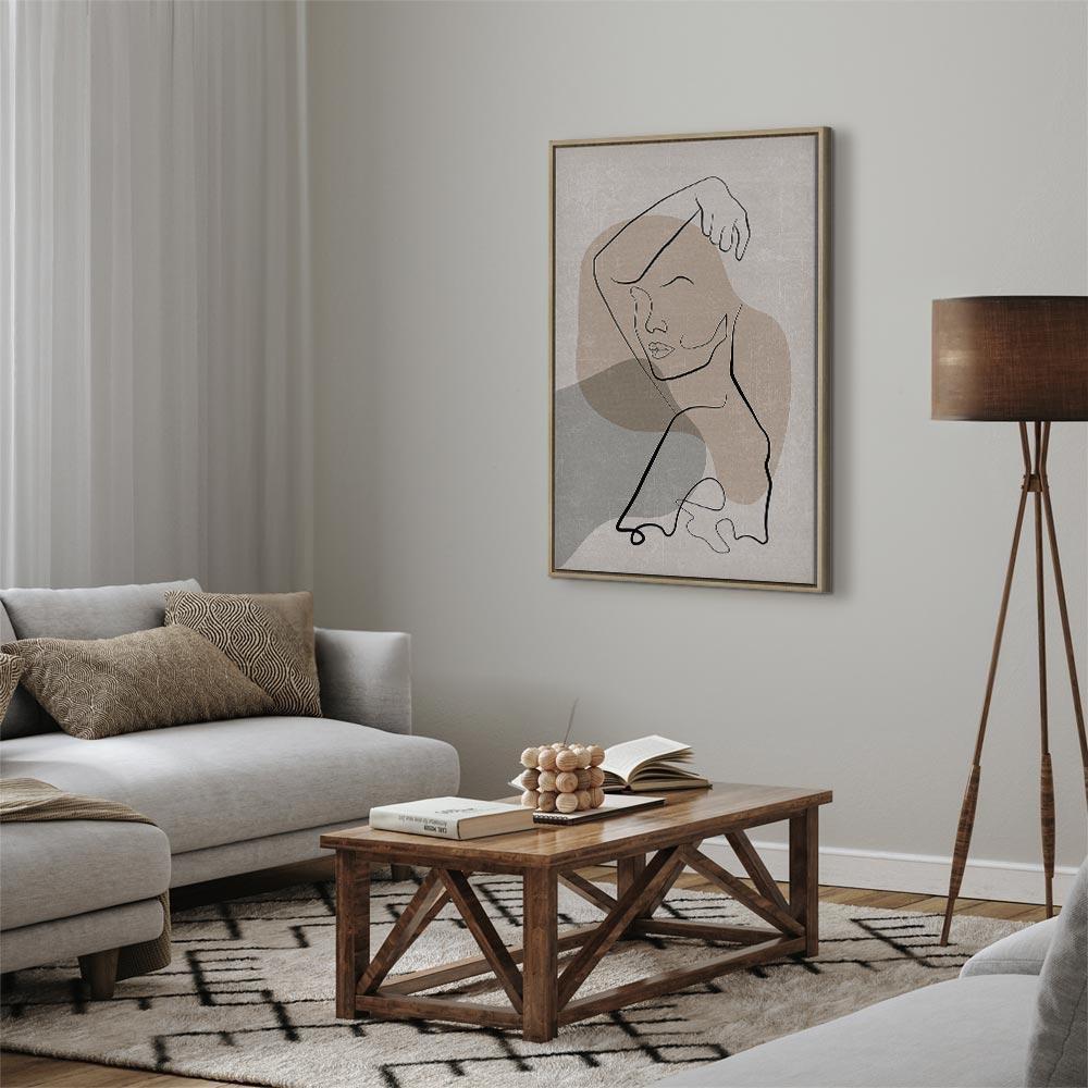 Leinwandbild - Romantic Morning (1 Part) Vertical