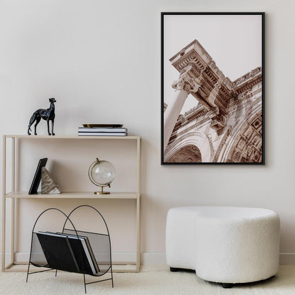 Leinwandbild - Temple of Hadrian (1 Part) Vertical