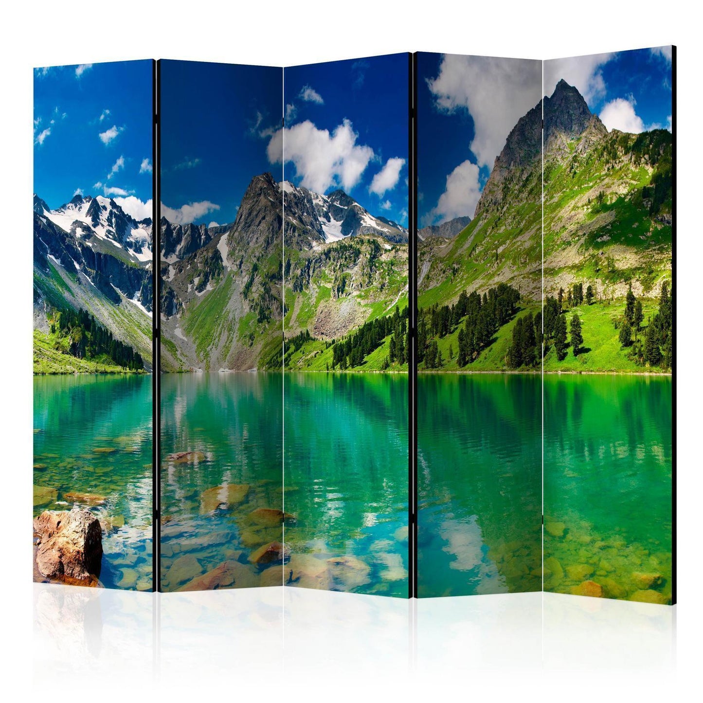 Paravent - Mountain lake II Artgeist