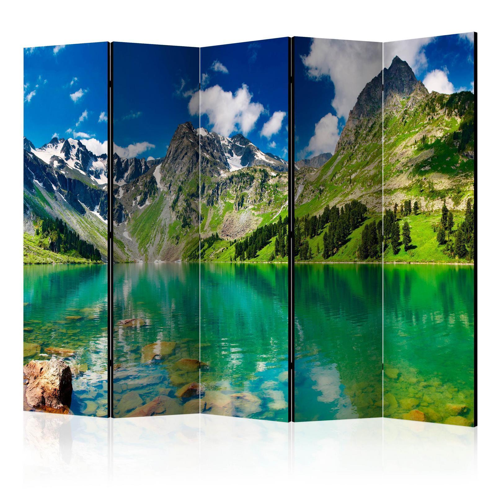 Paravent - Mountain lake II Artgeist