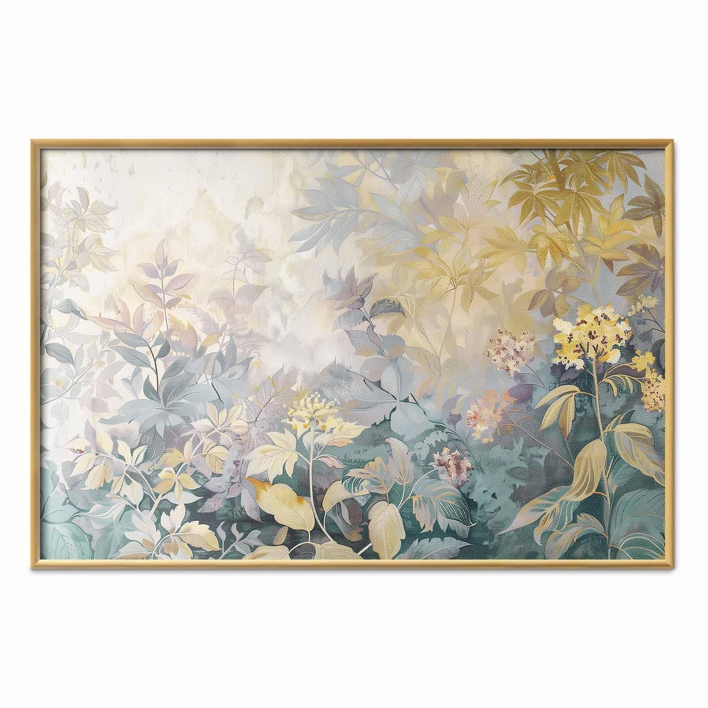 Poster - Tapestry Pattern in Colorful Flowers
