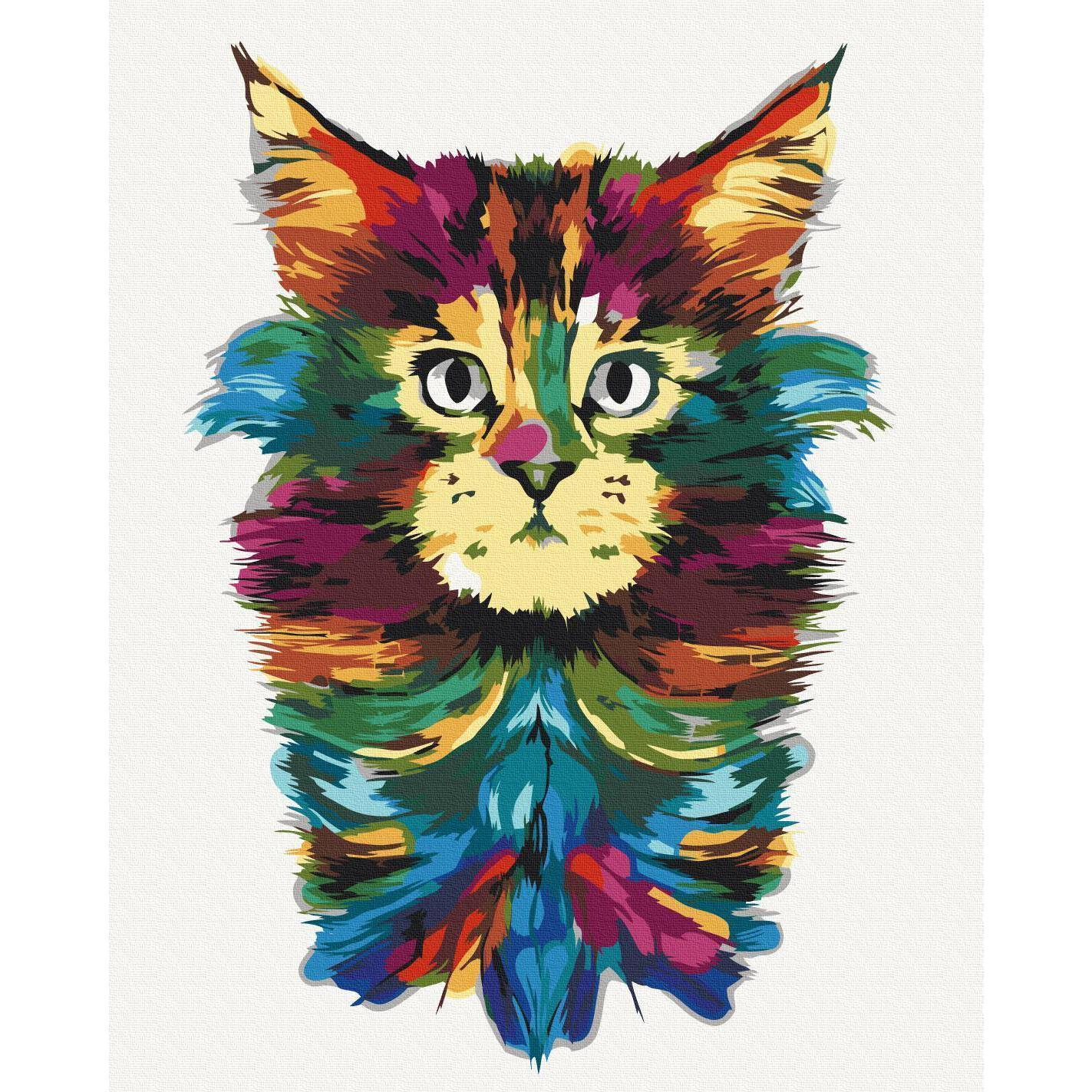 Malen nach Zahlen - Colourful Mane
