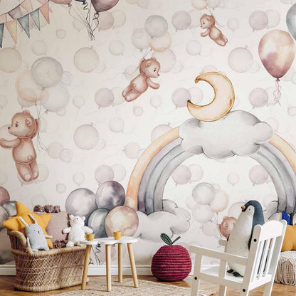 Fototapete - Bears in the Sky