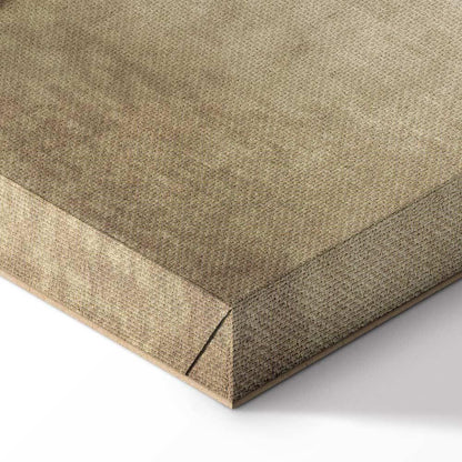 Leinwandbild - Flowers in Beige (1 Part) Wide