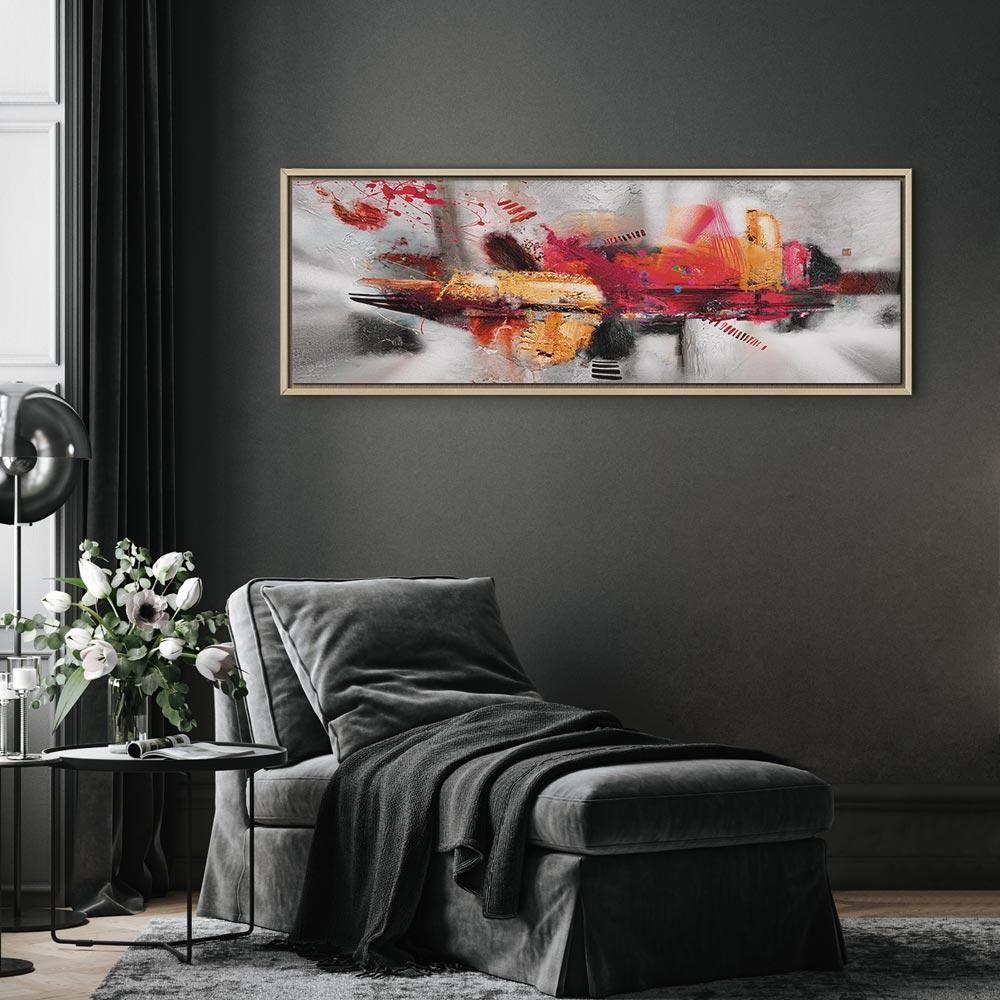 Leinwandbild - Colourful Installation (1 Part) Narrow