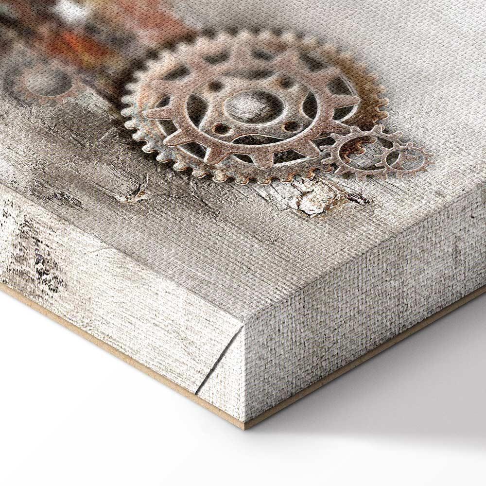 Leinwandbild - Steel Cranks (1 Part) Narrow