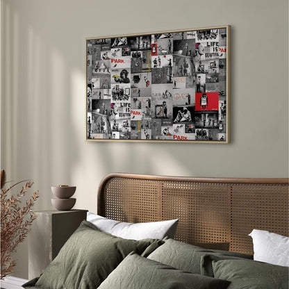 Leinwandbild - Street Art: Banksy