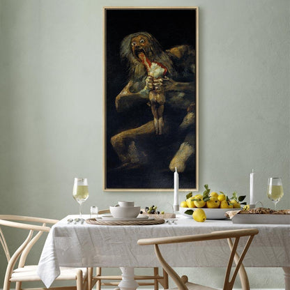 Leinwandbild - Francisco Goya – Saturn Devouring His Son