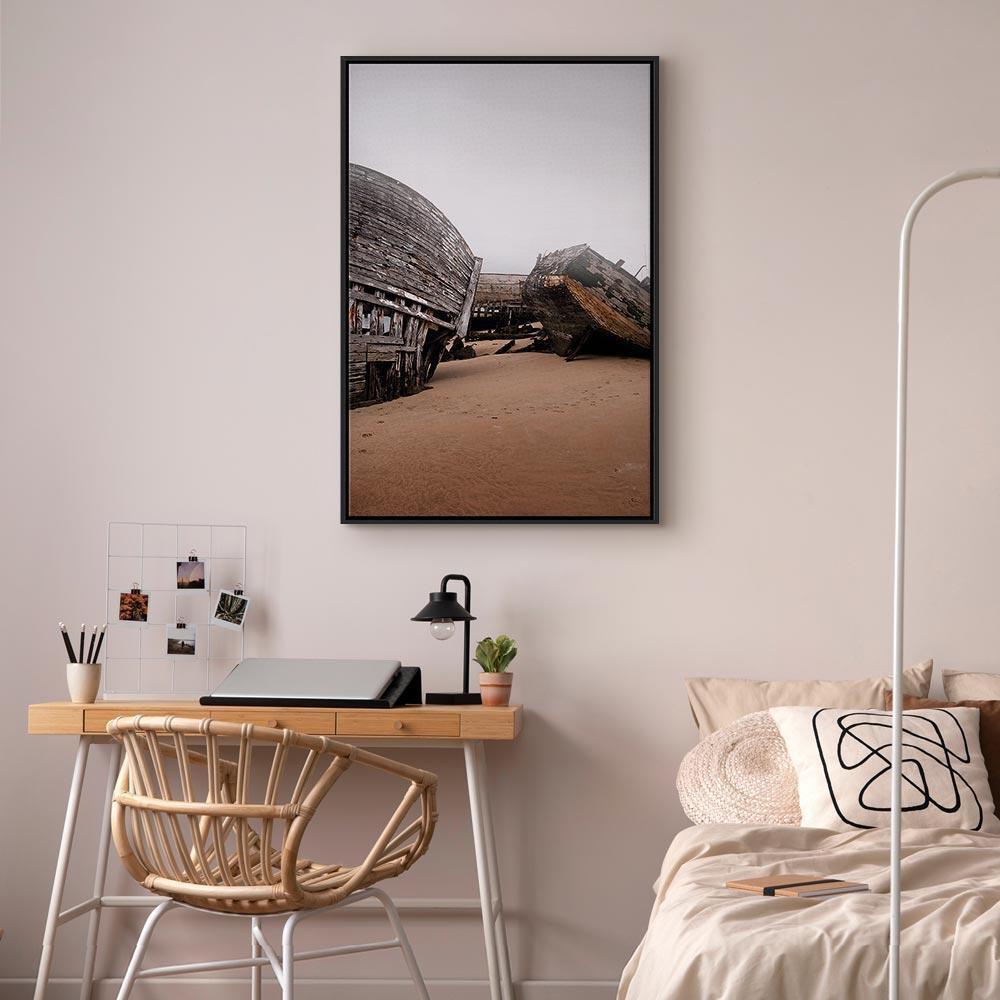 Leinwandbild - Abandoned Cutters (1 Part) Vertical