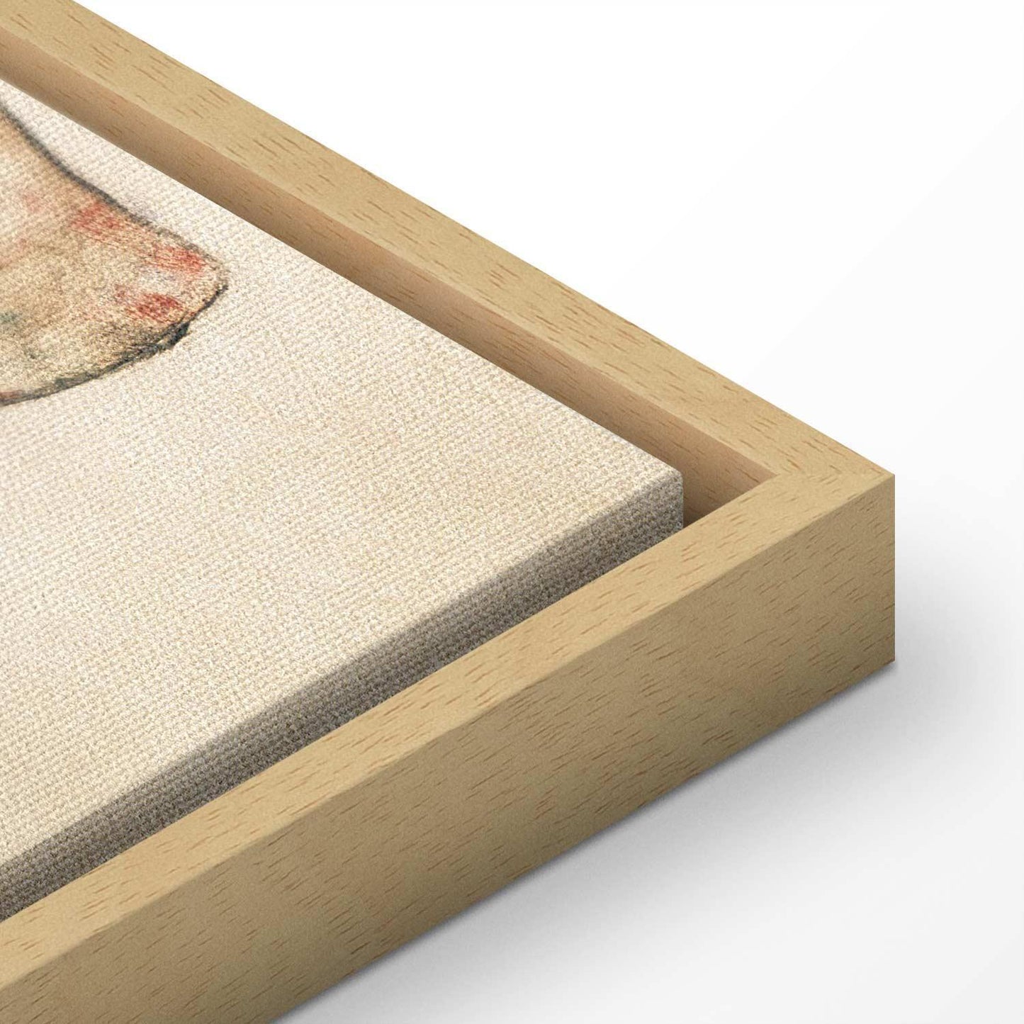 Leinwandbild - Liegender Akt mit gelbem Handtuch (Egon Schiele) Artgeist