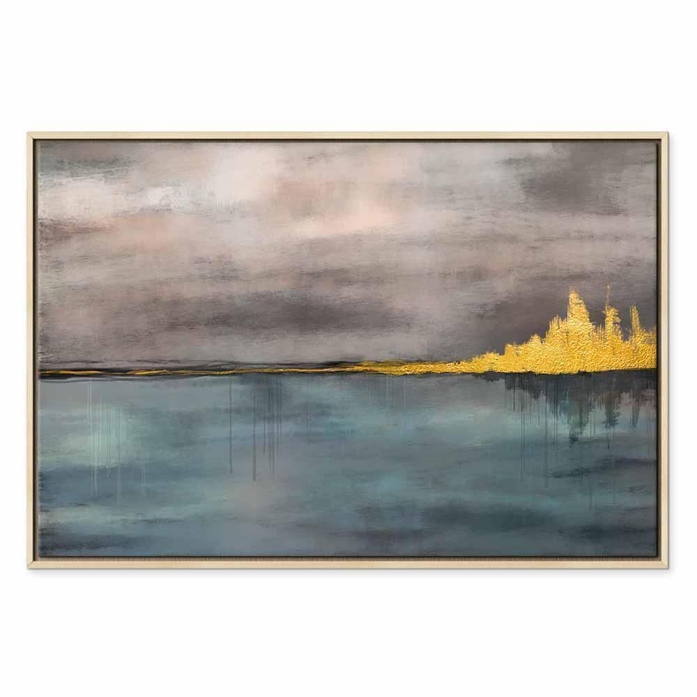 Leinwandbild - Golden City (1 Part) Wide