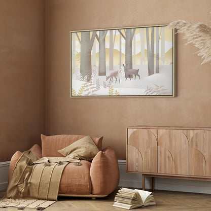 Leinwandbild - Fairy-Tale Forest (1 Part) Vertical - Third Variant