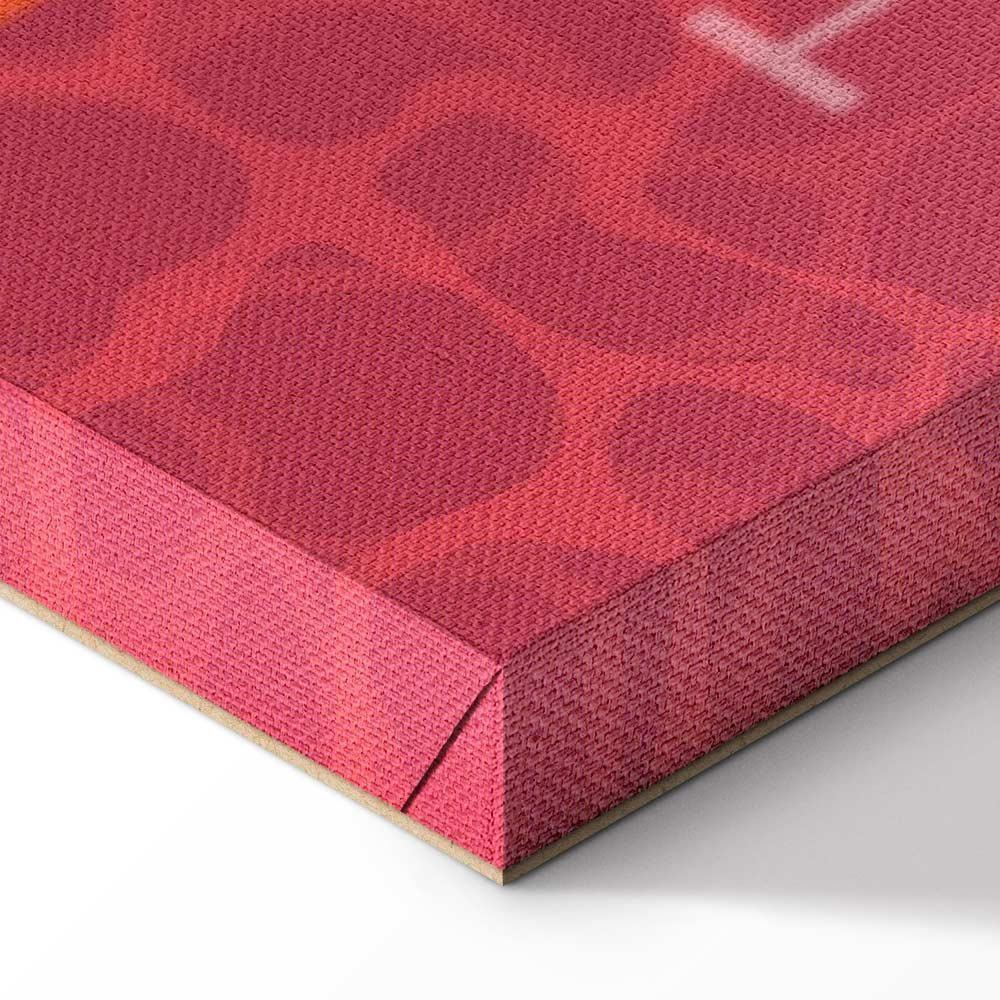 Leinwandbild - Graphic Illustration of a Swimming Pool Against the Backdrop of the French Flag