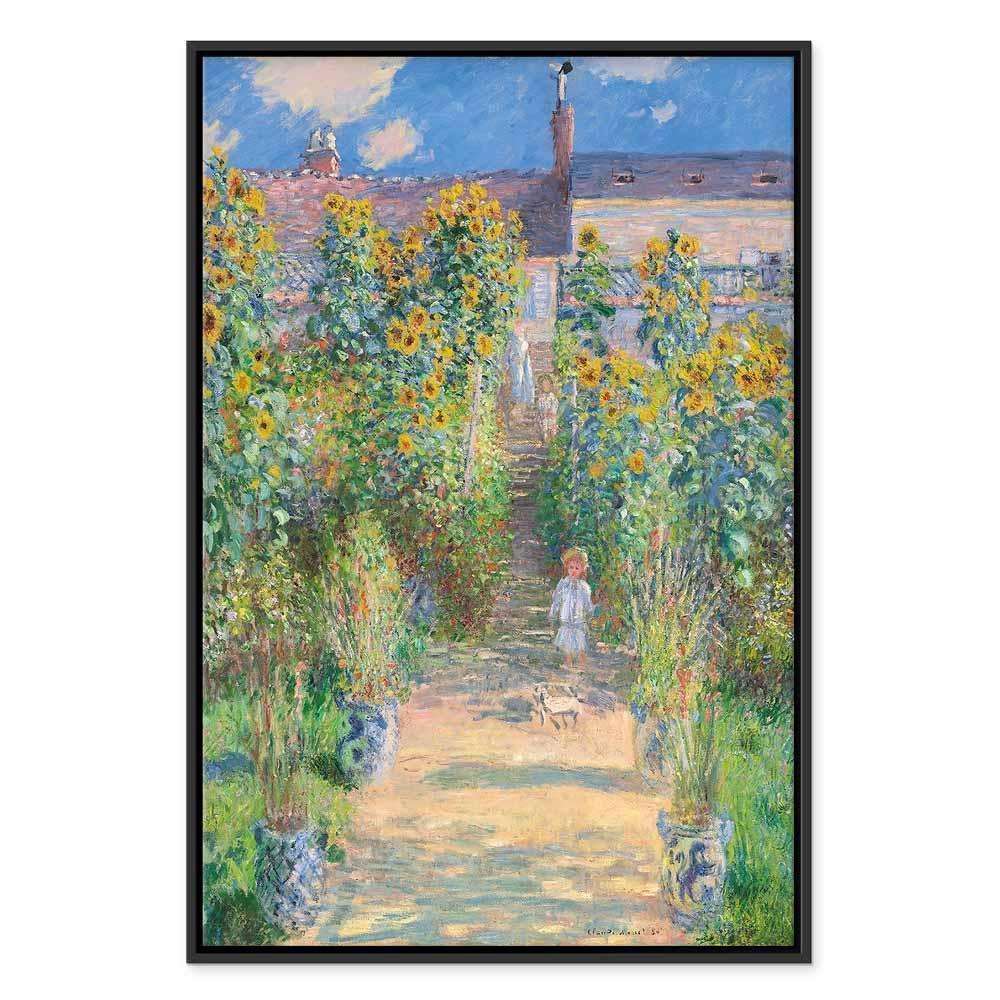 Leinwandbild - Claude Monet – Monet’s Garden at Vétheuil