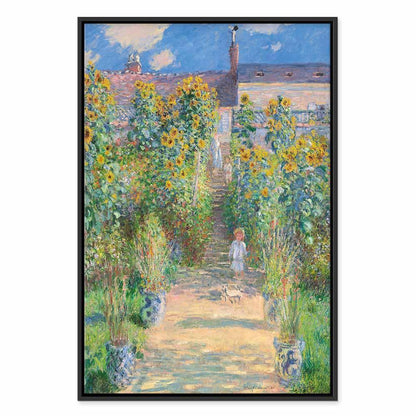 Leinwandbild - Claude Monet – Monet’s Garden at Vétheuil